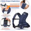 Sportneer Adjustable Weighted Vest Woman: 6-10lb/10-18lb Weighted Walking Vest for Women with 4/8 Weight Packs Fast Adjust Comfortable Weight Vest for Home Gym Burn Calories Strength Training Vests(Blue)