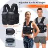 Weighted Vest with Waist Trimmer Belt