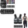 Adjustable Ankle Weights and Weighted Vest 18lbs