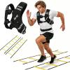 Sportneer 12lb Weighted Vest Agility Ladder Speed Training Set for Women Men, Strength Training for Walking Running Fitness Weight Loss, Footwork Drill for Soccer Football Basketball