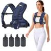 Sportneer Adjustable Weighted Vest Woman: 6-10lb/10-18lb Weighted Walking Vest for Women with 4/8 Weight Packs Fast Adjust Comfortable Weight Vest for Home Gym Burn Calories Strength Training Vests(Blue)