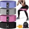 Sportneer Booty Bands for Working Out: 4 Resistance Bands for Women Legs, Hip and Butt with Workout Bands Guide – Fabric Exercise Workout Bands for Gym & Home Fitness, Yoga Starter Set