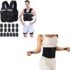 Weighted Vest with Waist Trimmer Belt