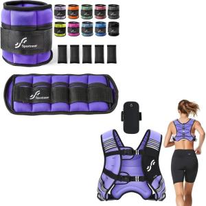 Adjustable Ankle Weights and Weighted Vest 12lbs