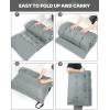 Sportneer Cot Mattress: 1.5-2″ Thick Soft Camping Cot Mattress Pad – 75″x28″ Folding Cot Topper with Fix Straps for Single Bed, Camp Cot, RV Bunk – Comfortable & Portable(Grey)