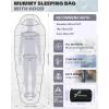 Mummy Sleeping Bag, Sportneer Compact Sleeping Bags for Adults Warm Weather Sleeping Bag Ultralight Sleeping Bag for Adult Teen Kids Backpacking Camping Hiking Outdoor Travel