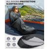 Mummy Sleeping Bag, Sportneer Compact Sleeping Bags for Adults Warm Weather Sleeping Bag Ultralight Sleeping Bag for Adult Teen Kids Backpacking Camping Hiking Outdoor Travel