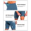Sportneer Padded Bike Shorts for Men – 4D Padding Mens Bicycle Cycling Biking Clothing Shorts, Breathable and Absorbent(Blue With Pockets)