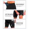 Sportneer Padded Bike Shorts for Men – 4D Padding Mens Bicycle Cycling Biking Clothing Shorts, Breathable and Absorbent(Full Black With Two Pockets)