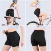 Sportneer Cycling Shorts for Women – 3D Padded Bike Shorts Cycling Underwear, Bicycle Road Biking Cycle Shorts for Women(Black(pink Leg Band))