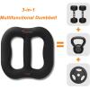 Sportneer Premium Ring-Shaped Dumbbell 10 lbs Hand Weight, Combination of Dumbbell, Kettlebell and Weight Plate, 3-in-1 Weights Dumbbells for Muscle Toning, Strength Training