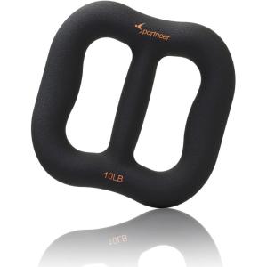 Sportneer Premium Ring-Shaped Dumbbell 10 lbs Hand Weight, Combination of Dumbbell, Kettlebell and Weight Plate, 3-in-1 Weights Dumbbells for Muscle Toning, Strength Training